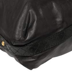 Pre Owned حقيبة يد غوتشي ايرينا كبيرة جلد أسود 