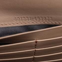 Pre Owned Gucci Beige/Ebony GG Supreme Dionysus Wallet On Chain