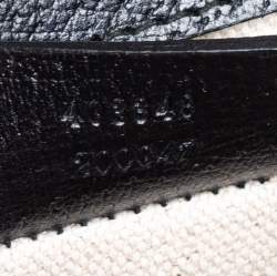 Pre Owned حقيبة كتف غوتشي ديونسوس جلد أسود مورد مطرزة