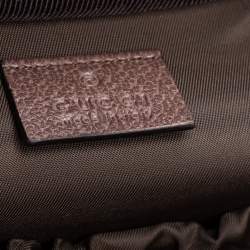 Pre Owned Gucci Beige/Brown GG Coated Canvas Ophidia Cosmetic Case
