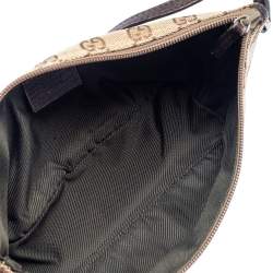 Pre Owned حقيبة صغيرة غوتشي بوت جلد و كانفاس جي جي بيج 