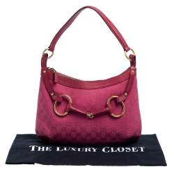 مملوكة مسبقًا حقيبة غوتشي هيريتاج كاتفاس جي جي وردي وجلد