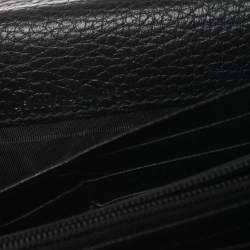 مملوكة مسبقًا Gucci Black Leather Double G Continental Wallet