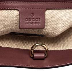 مملوكة مسبقًا Gucci Brown/Beige Canvas and Leather Medium Craft Tote