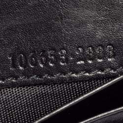 Gucci Black GG Canvas French Wallet