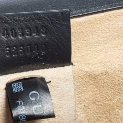 Pre Owned Gucci Beige/Green GG Supreme Canvas and Python Dionysus Medium Shoulder Bag