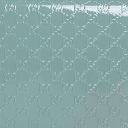 Pre Owned Gucci Mint Green Microguccissima Patent Leather Broadway Evening Clutch