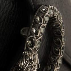 Pre Owned Gucci Black Leather Dionysus Wallet On Chain