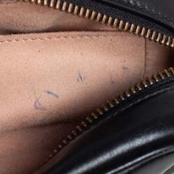 مملوكة مسبقًا حقيبة كروس غوتشي ميني جي جي مارمونت كاميرا جلد ماتيلاس أسود