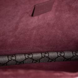 مملوكة مسبقًا حقيبة خصر غوتشي ديونيسوس سويدي بطبعة زهور وكانفاس GG سوبريم 