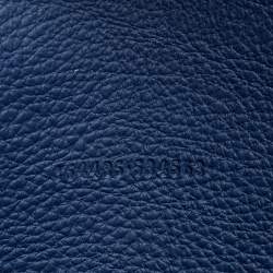 Pre Owned Gucci Navy Blue Leather Jackie Crossbody Bag