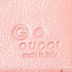 مملوكة مسبقًا Gucci Pink Microguccissima Leather Flap Continental Wallet