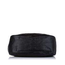 Pre Owned Gucci Black Leather Charlotte Hobo Bag