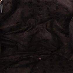 Pre Owned Gucci Black Leather Charlotte Hobo Bag