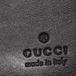 Pre Owned محفظة غوتشي ويب جلد وكانفاس جي جي سوبريم بيج/بني