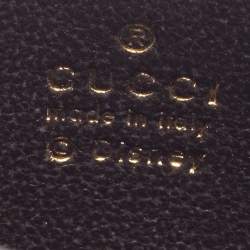 Pre Owned Gucci x Disney Beige/Tan GG Supreme Canvas and Leather Mickey Card Holder