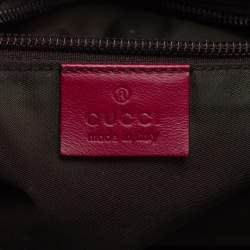 Pre Owned Gucci Beige/Red GG Canvas and Leather Vintage Web Medium Messenger Bag
