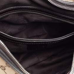 مملوكة مسبقًا Gucci Beige/Black GG Canvas GG Twins Medium Hobo