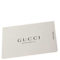 Pre Owned Gucci Black Leather Medium Sylvie Tote