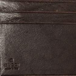 مملوكة مسبقًا Gucci Brown/Beige GG Crystal Babouska Compact Wallet