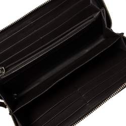 مملوكة مسبقًا Gucci Beige/Brown GG Canvas and Leather Sukey Zip Around Wallet