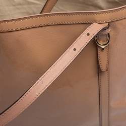 مملوكة مسبقًا حقيبة يد توتس غوتشي نيس جلد لامع ميكروغوتشيسيما بيج متوسطة