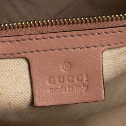 مملوكة مسبقًا حقيبة يد توتس غوتشي نيس جلد لامع ميكروغوتشيسيما بيج متوسطة