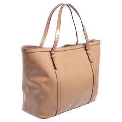 مملوكة مسبقًا حقيبة يد توتس غوتشي نيس جلد لامع ميكروغوتشيسيما بيج متوسطة