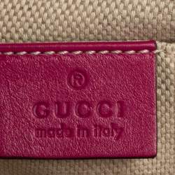 Pre Owned Gucci Pink Patent Leather Small Soho Disco Crossbody Bag