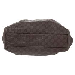 مملوكة مسبقًا حقيبة يد توتس غوتشي "سوكي" جلد غوتشيسيما بنفسجي فاتح متوسطة 