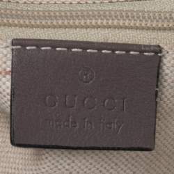 مملوكة مسبقًا حقيبة يد توتس غوتشي "سوكي" جلد غوتشيسيما بنفسجي فاتح متوسطة 