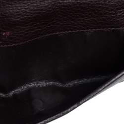 Gucci Dark Brown Leather 1973 Flap Continental Wallet
