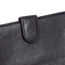 Gucci Dark Brown Leather 1973 Flap Continental Wallet