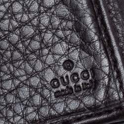 Gucci Dark Brown Leather 1973 Flap Continental Wallet