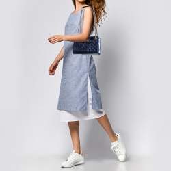 Pre Owned حقيبة كتف غوتشي إميلي جلد غوتشيسيما أسود صغيرة بسلسلة