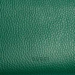 Pre Owned Gucci Green Leather Dionysus Wallet On Chain
