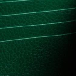 Pre Owned Gucci Green Leather Dionysus Wallet On Chain