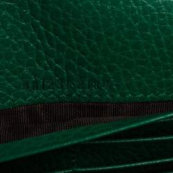 Pre Owned Gucci Green Leather Dionysus Wallet On Chain