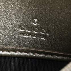 مملوكة مسبقًا محفظة غوتشي كونتينينتال جلد مايكروغوتشيسيما ذهبي بفيونكة وقلاب