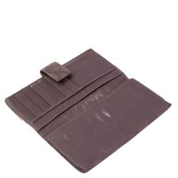 Gucci Old Rose Guccissima Leather Trademark Continental Wallet