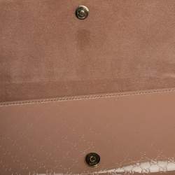 مملوكة مسبقًا Gucci Nude Micro Guccissima Patent Leather Broadway Clutch