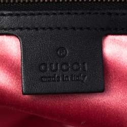 مملوكة مسبقًا حقيبة كتف غوتشي مارمونت جلد ماتيلاس أسود صغيرة 