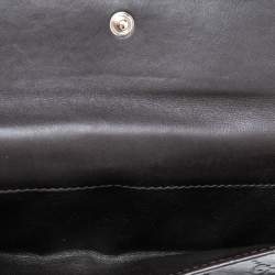 Pre Owned محفظة  غوتشي كونتينينتال جلد غوتشيسيما بني ثنائية الطيه