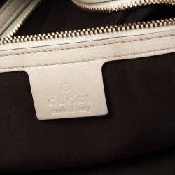 Pre Owned Gucci Beige/Brown GG Canvas and Leather Medium Babouska Indy Hobo