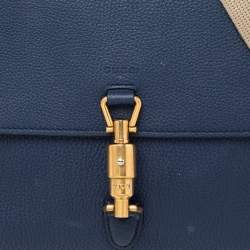 مملوكة مسبقًا Gucci Blue Leather Jackie Shoulder Bag