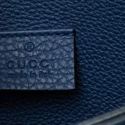 مملوكة مسبقًا Gucci Blue Leather Jackie Shoulder Bag