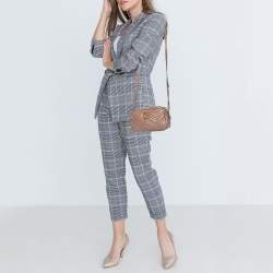 مملوكة مسبقًا Gucci Beige Matelassé Leather Small GG Marmont Camera Shoulder Bag