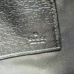 Pre Owned Gucci Black Canvas Off The Grid Clutch Bag