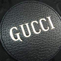 Pre Owned Gucci Black Canvas Off The Grid Clutch Bag