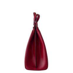 Gucci Red Leather Zumi Medium Top Handle Bag